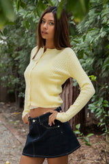 Meant to Be Cotton Cable Knit Cardigan - Shake Your Bon Bon