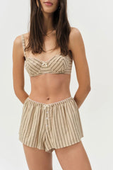 Mindy Boxer Short ~ Brown - Shake Your Bon Bon