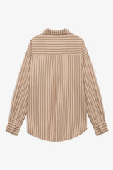 Mindy Button - Down Shirt ~ Brown - Shake Your Bon Bon