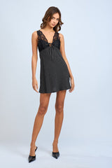 Must Be the Lace Mini Dress - Shake Your Bon Bon