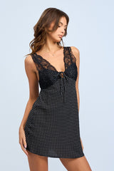 Must Be the Lace Mini Dress - Shake Your Bon Bon
