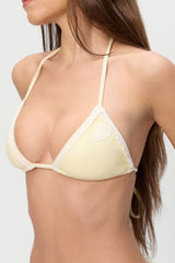 Nick Terry Triangle Bikini Top ~ Lemon - Shake Your Bon Bon