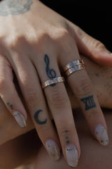 Night Sky Band Ring ~ Gold - Shake Your Bon Bon