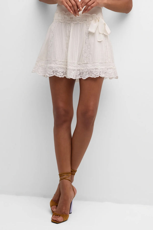 Matera Skirt ~ True White