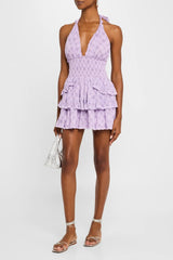 Deanna Halter Dress ~ Lilac Dream