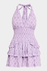 Deanna Halter Dress ~ Lilac Dream