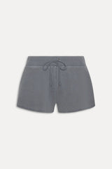 Noah Thermal Mini Shorts ~ Shadow Blue - Shake Your Bon Bon