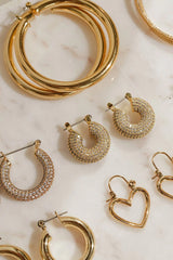 Pave Mini Donut Hoops - Shake Your Bon Bon