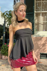 Pop the Champagne Sequin Mini Skort - Shake Your Bon Bon