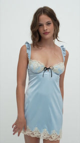 Sweetheart Satin Slip Dress