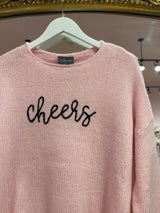 Cheers Embroidered Crew Neck
