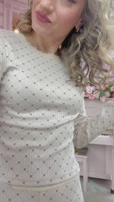 Heart Eyes Pointelle Lounge Pant