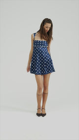 Holland Mini Dress ~ Navy