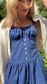Dolly Polka Dot Mini Dress