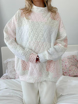 Quilted Cutie Pastel Pullover - Shake Your Bon Bon