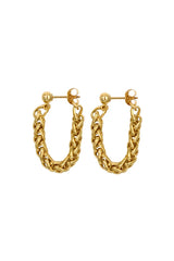 Rope Chain Earrings ~ Gold