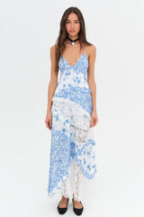 Rosalyn Maxi Dress ~ Blue - Shake Your Bon Bon