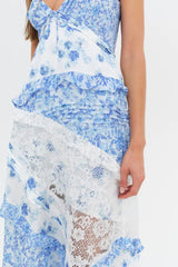 Rosalyn Maxi Dress ~ Blue - Shake Your Bon Bon
