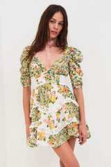 Rosalyn Mini Dress ~ Marigold - Shake Your Bon Bon