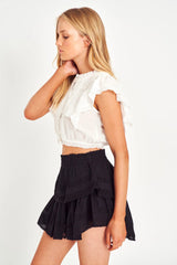 Ruffle Mini Skirt - Shake Your Bon Bon