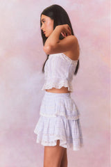 Ruffle Mini Skirt ~ Vintage Voyage - Shake Your Bon Bon
