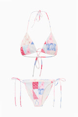 Saoirse Patchwork Bikini ~ Blueberry Sundae - Shake Your Bon Bon