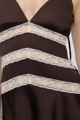 Sedona Satin Mini Dress ~ Gift Wrap - Shake Your Bon Bon