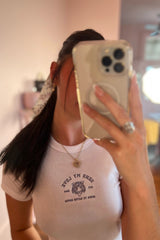 Send My Love Ribbed Baby Tee - Shake Your Bon Bon