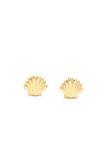 Shell Studs ~ Gold Filled - Shake Your Bon Bon