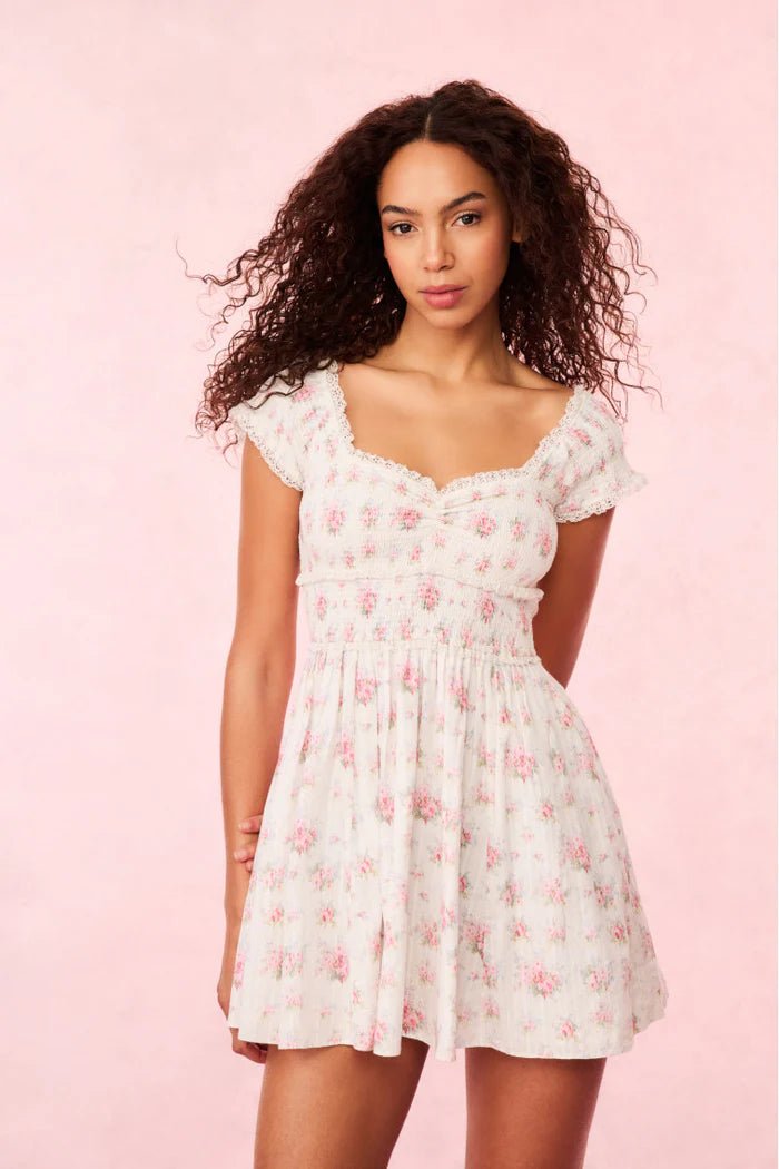 thulian pink dress Thulian Pink Silk Embroidered Flared Maxi