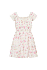 Siona Cotton Mini Dress ~ Thulian Pink - Shake Your Bon Bon
