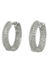 Sparkle and Shine Rhinestone Hoops - Shake Your Bon Bon
