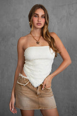 Summer Nights Lace Scarf Top - Shake Your Bon Bon
