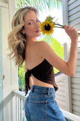 Summer Nights Lace Scarf Top - Shake Your Bon Bon