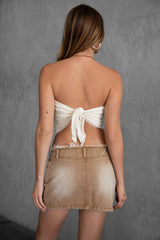 Summer Nights Lace Scarf Top - Shake Your Bon Bon
