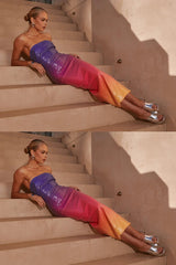 Summer Sunset Sequin Midi - Shake Your Bon Bon