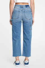Sundaze Crop High Rise Utility Jean ~ Shut Down - Shake Your Bon Bon