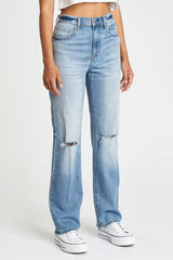 Sundaze High Rise Straight Jean ~ Fools Gold - Shake Your Bon Bon