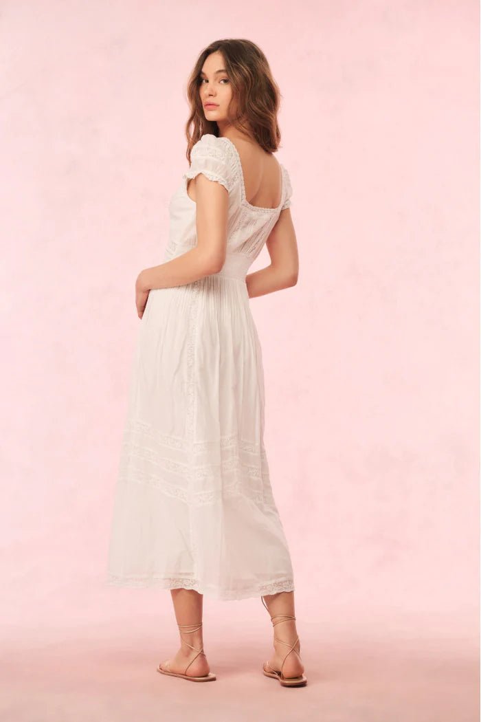 Suvi Cotton Midi Dress ~ White – Shake Your Bon Bon