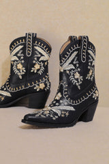 Sweet and Southern Embroidered Boot - Shake Your Bon Bon
