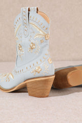 Sweet and Southern Embroidered Boot - Shake Your Bon Bon