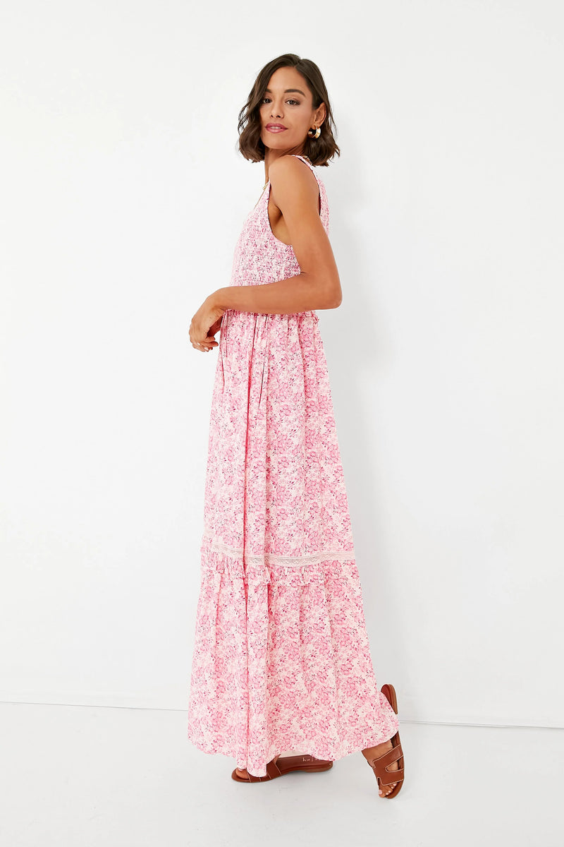 Brentlin Dress ~ Pink Berry Fields