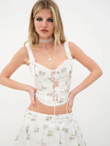 Tasha Top ~ White - Shake Your Bon Bon