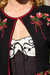 Tea Time Poplin Bustier Mini Dress ~ Black - Shake Your Bon Bon