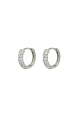 The Baby Pave Huggies ~ Silver - Shake Your Bon Bon