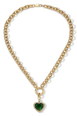 The Jules Necklace ~ Emerald - Shake Your Bon Bon
