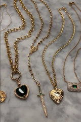 The Jules Necklace ~ Emerald - Shake Your Bon Bon