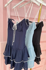 The Katy Ruffle Mini Dress - Shake Your Bon Bon
