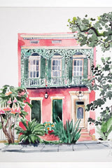 The Watermelon House 5" x 7" Lyla Clayre Print - Shake Your Bon Bon