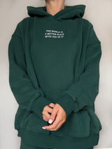 The World is a Better Place Embroidered Hoodie - Shake Your Bon Bon